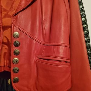 - Red Leather Jacket